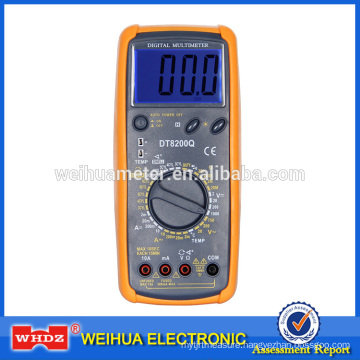 Automotive Multimeter DT8200Q with Buzzer Temperature with Duty Cycle with Dwell Angle with Tach